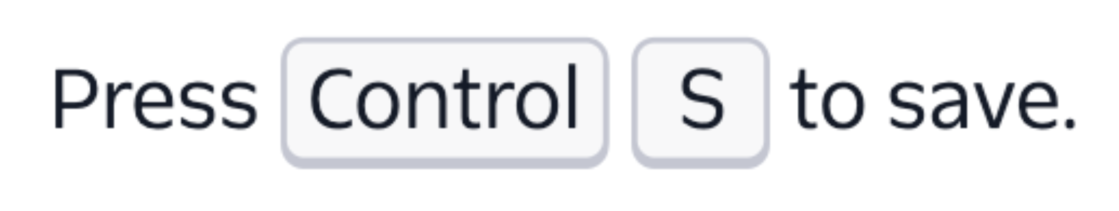 Keyboard Key component example